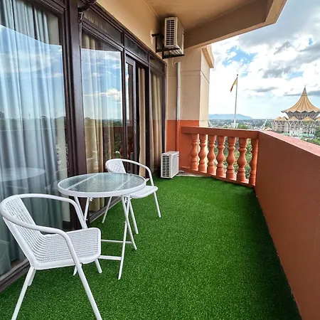 Riverbank Suites Level 12 Kuching Exterior photo